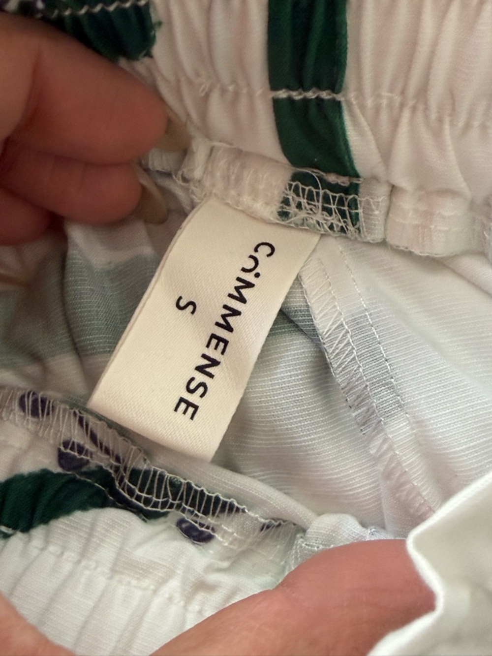 Commense SET Print Drawstring Shorts Set NWOT - image 8